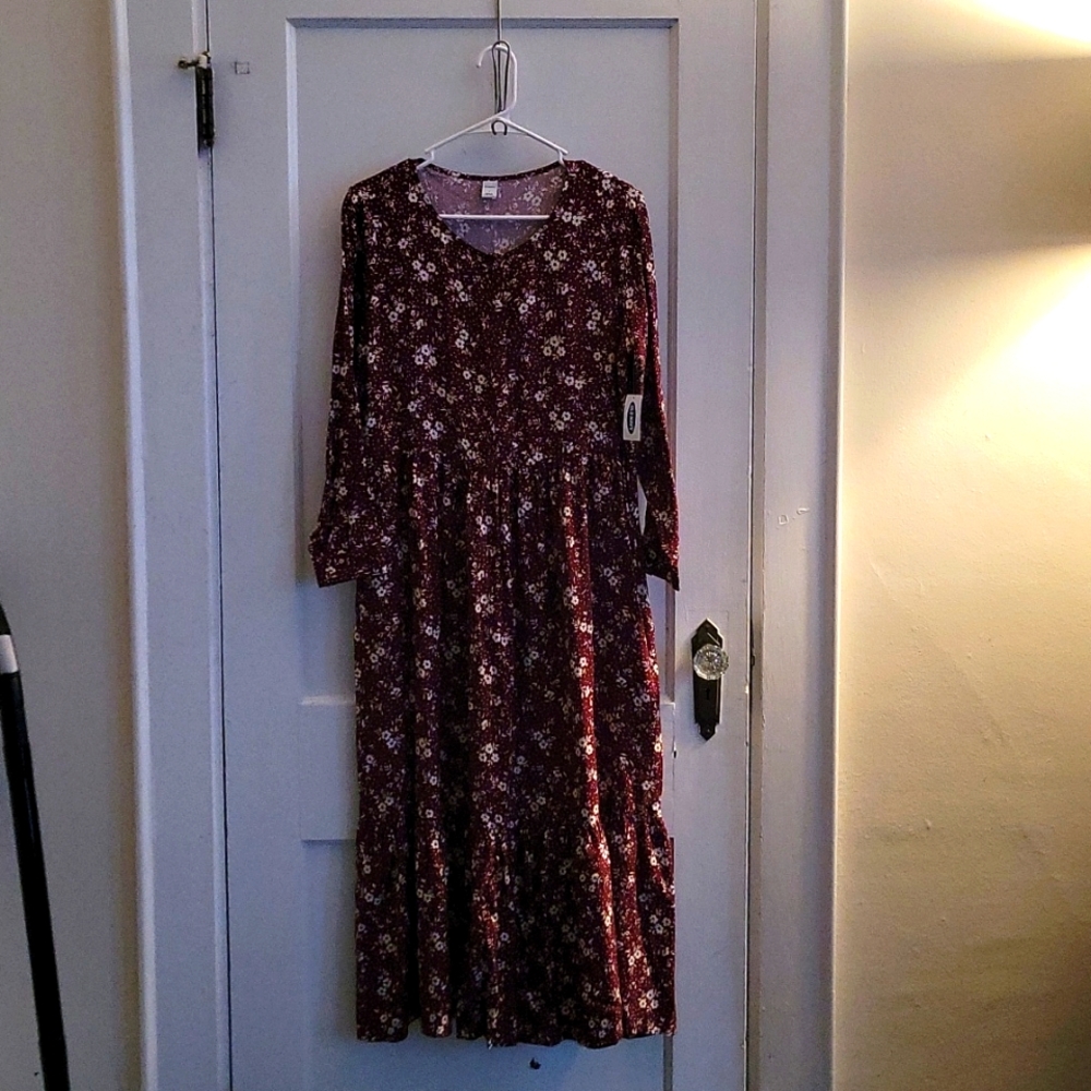 Old Navy long sleeve maxi dress